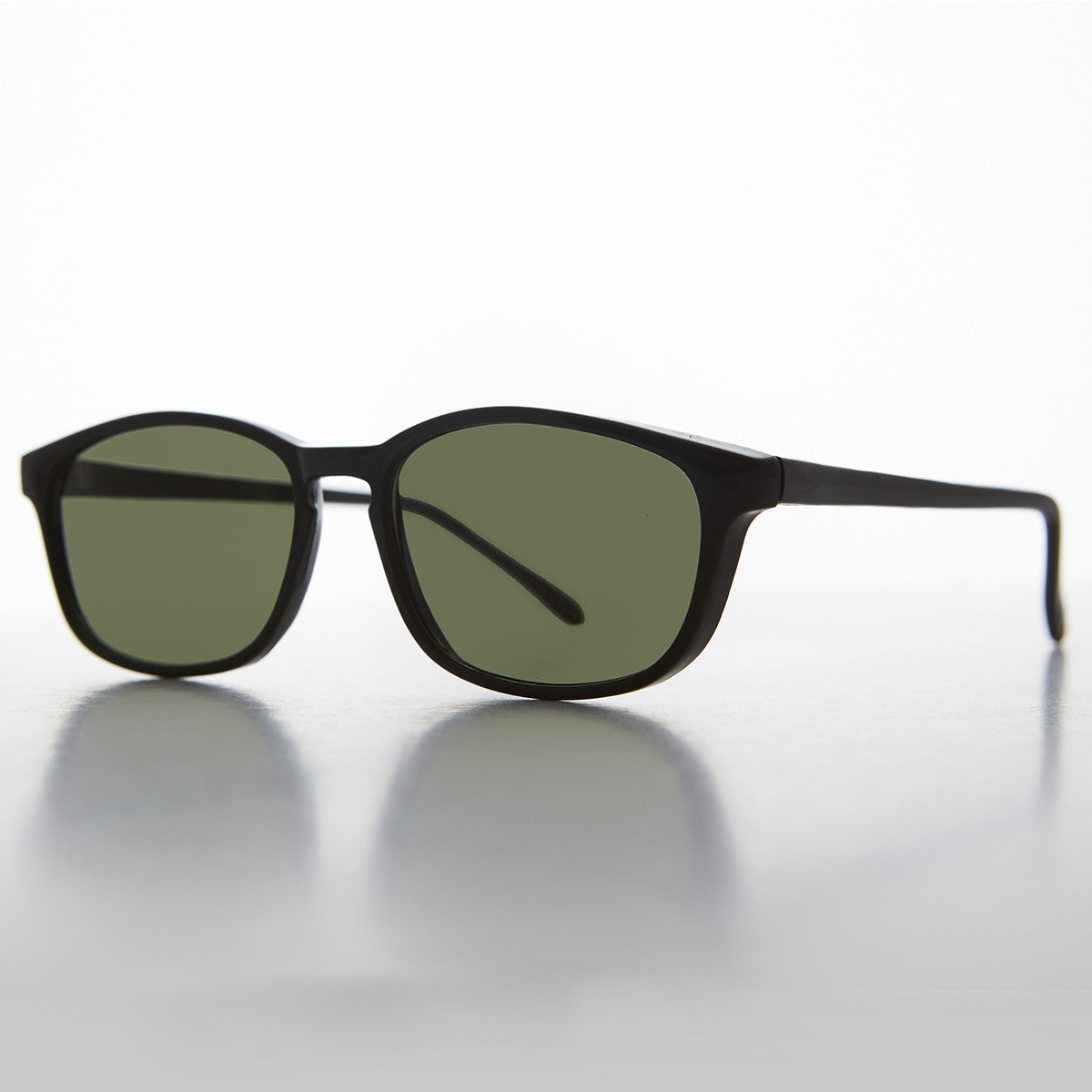 Classic Square Sunglass with Keyhole Bridge - Blake