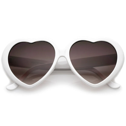 Cute Womens Lolita Sweet Heart Shape Sunglasses 8182