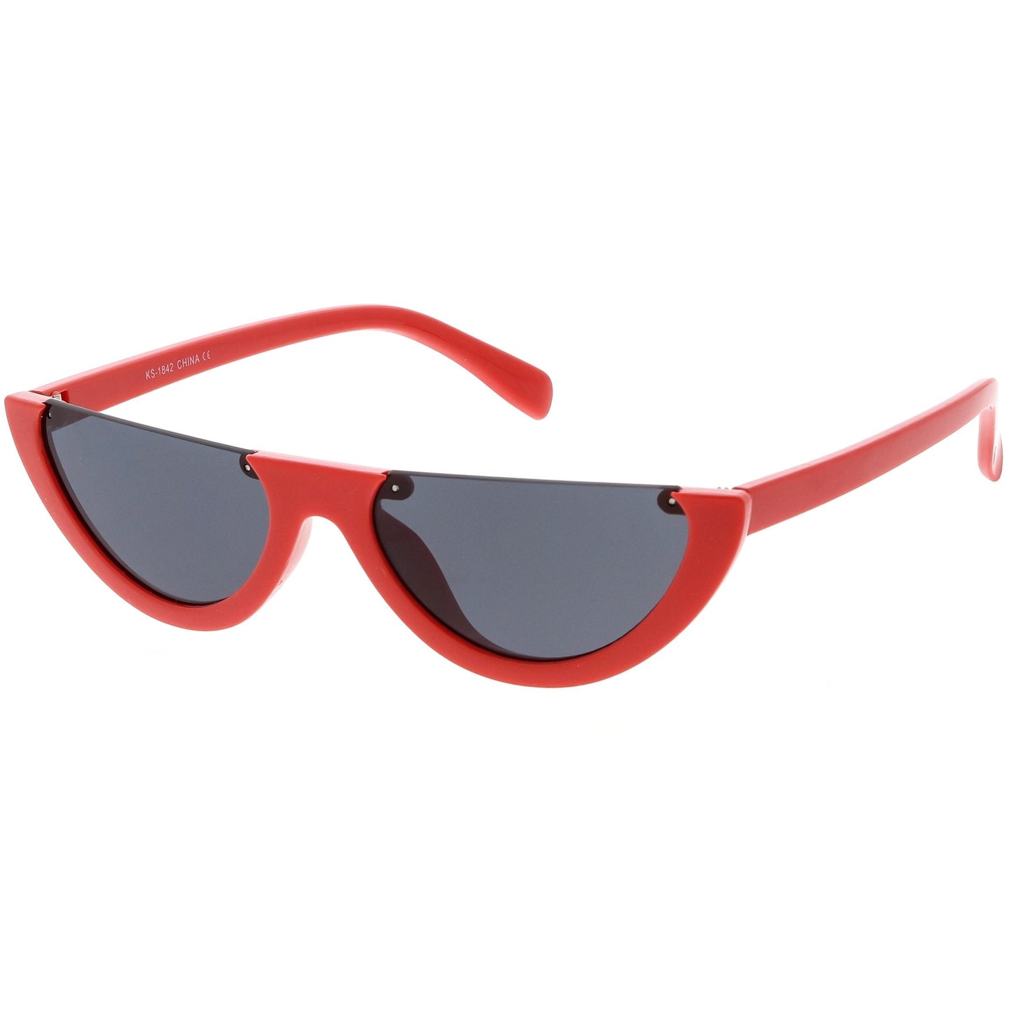 Flat Top Moon Shape Sunglasses