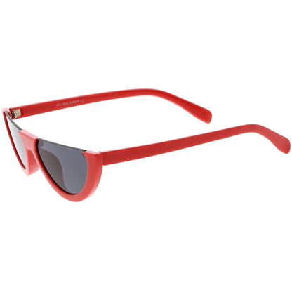 Flat Top Moon Shape Sunglasses