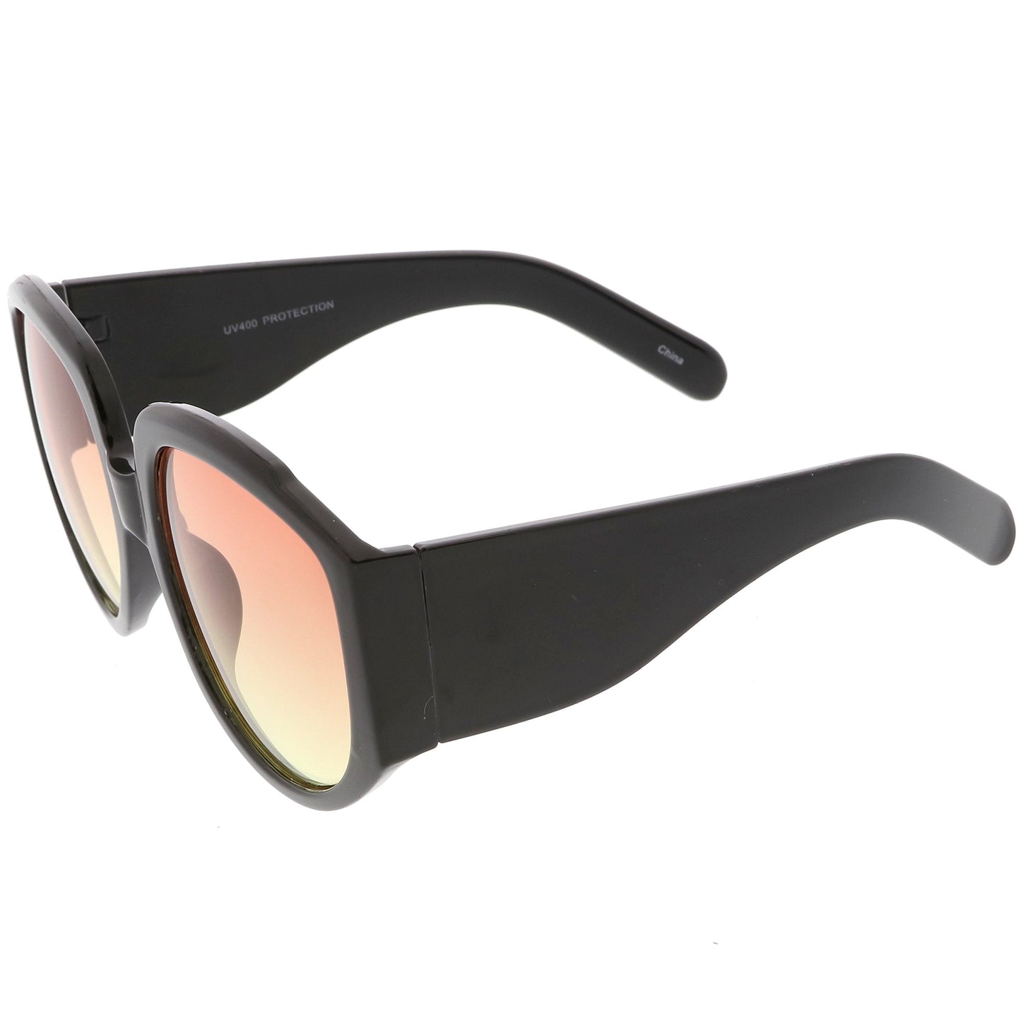 Women's Oversize Geometric Gradient Color Tone Sunglasses C620