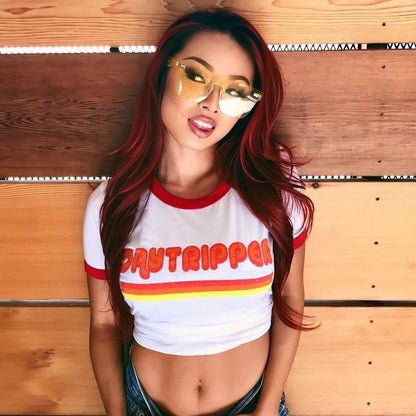 Oversize Retro Modern Mono Futuristic Color Tone Lens Horn Rimmed Sunglasses C505