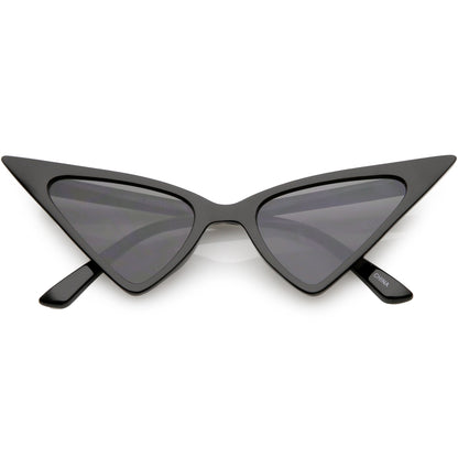 Women's Oversize Retro Modern High Pointed Cat Eye Sunglasses C745