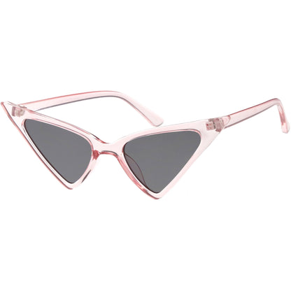 Women's Oversize Retro Modern High Pointed Cat Eye Sunglasses C745