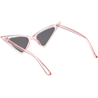 Women's Oversize Retro Modern High Pointed Cat Eye Sunglasses C745