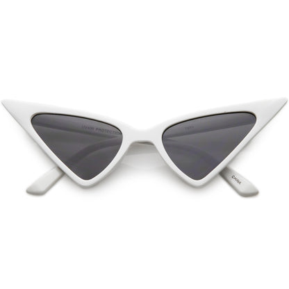 Women's Oversize Retro Modern High Pointed Cat Eye Sunglasses C745