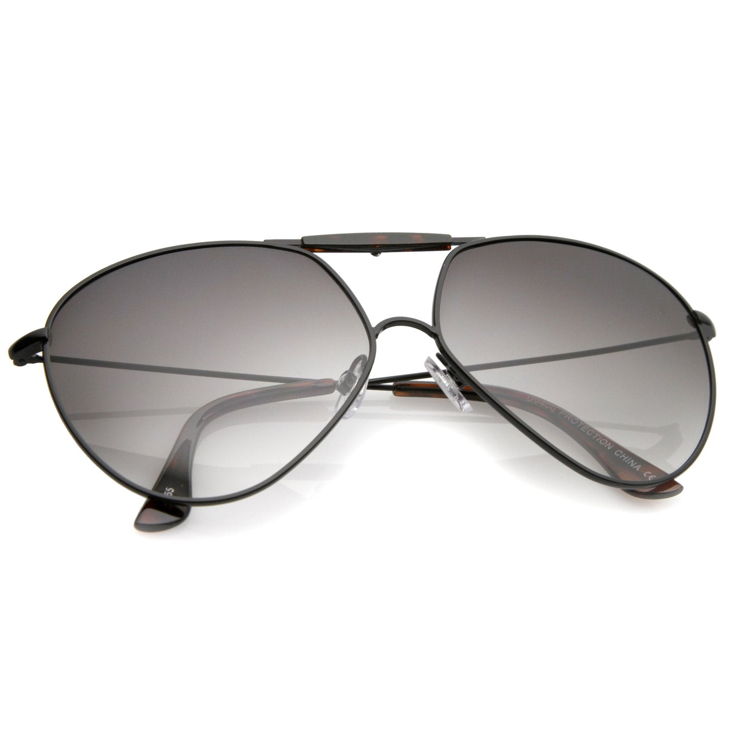 Modern Oversize Geometric Tear Drop Metal Aviator Sunglasses A734