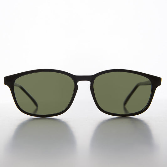 Classic Square Sunglass with Keyhole Bridge - Blake