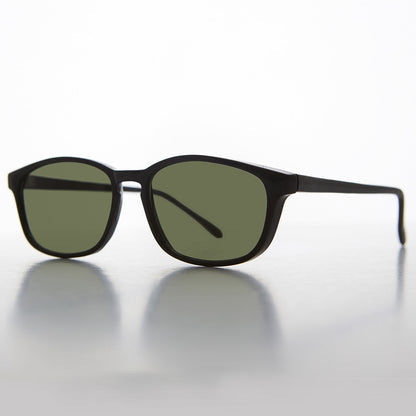 Classic Square Sunglass with Keyhole Bridge - Blake