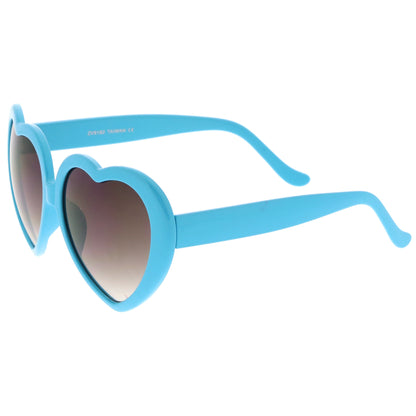 Cute Womens Lolita Sweet Heart Shape Sunglasses 8182