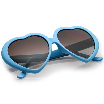 Cute Womens Lolita Sweet Heart Shape Sunglasses 8182
