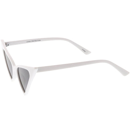 Women's Oversize Retro Modern High Pointed Cat Eye Sunglasses C745