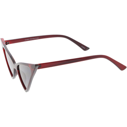 Women's Oversize Retro Modern High Pointed Cat Eye Sunglasses C745