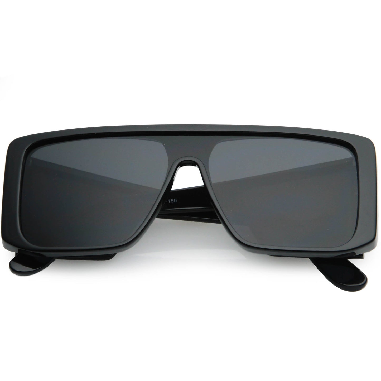 Oversize Retro Modern Square Side Window Shield Sunglasses C963