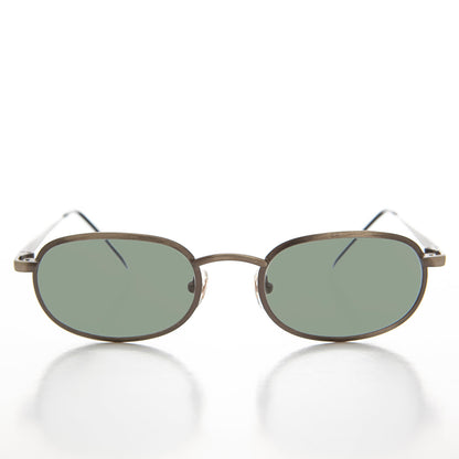 Oval Alloy Vintage Sunglasses - Hall