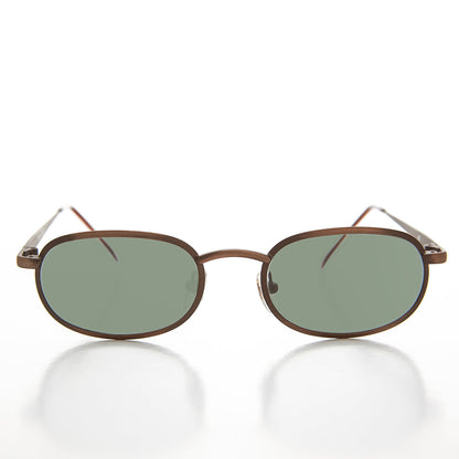Oval Alloy Vintage Sunglasses - Hall