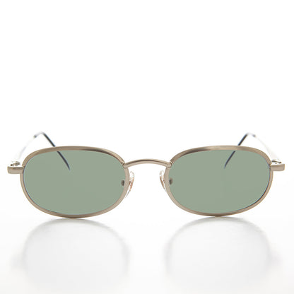 Oval Alloy Vintage Sunglasses - Hall
