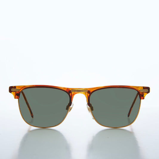 Half Frame Classic 90s Sunglasses - Omar